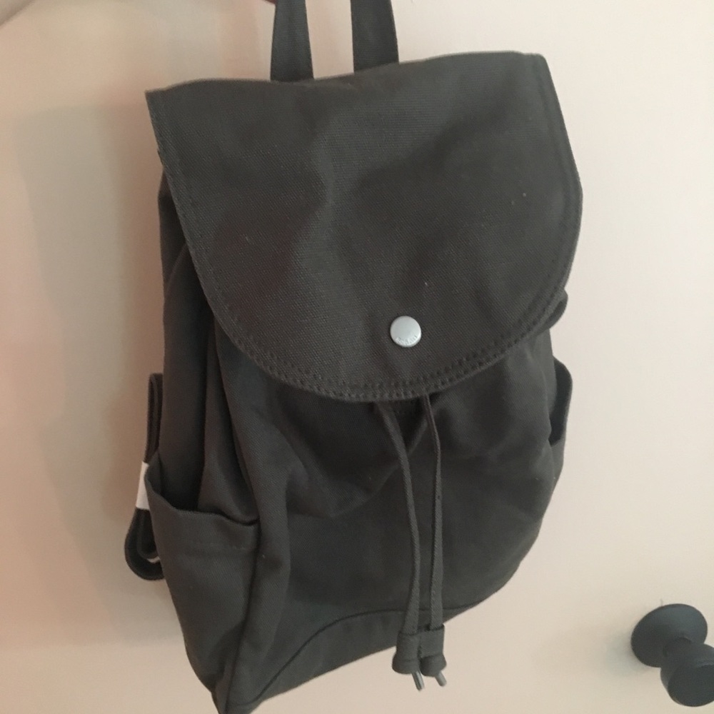 Hunter green travel backpack